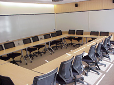 Conference Rectangular Shape Layout Rooms 214-215 View 1